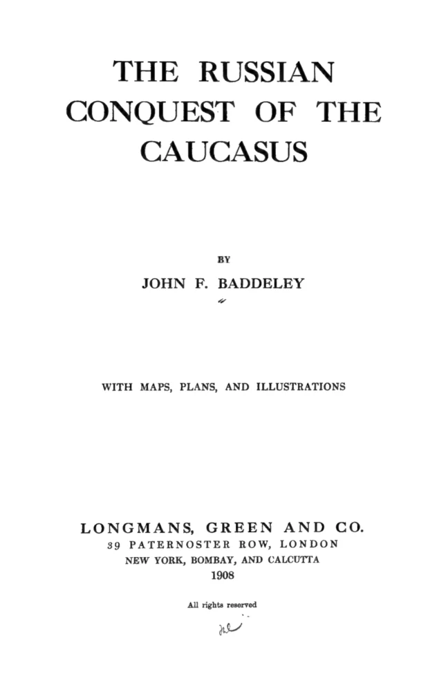 Завоевание Кавказа/The Russian conquest of the Caucasus