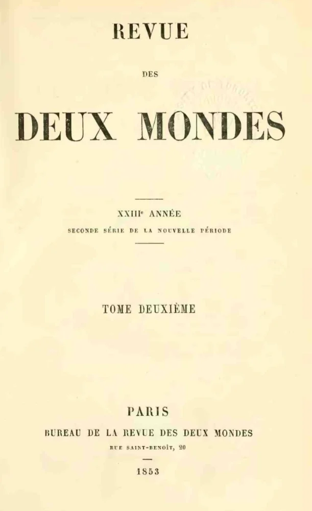 Revue des Deux Mondes — 2 Tome